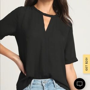 Simply Sophisticated Black Top